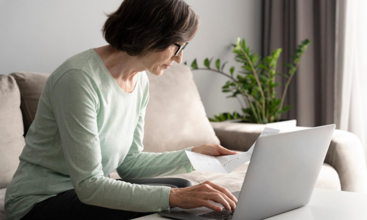 Detailed calendar planning session for financial management